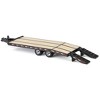 First Gear DCP 1/64 Beavertail Equipment Trailer (Black with White Rims) 60-2141 - 4 of 4