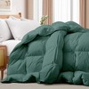 Peace Nest All Season White Goose Feather and Down Comforter with Soft Cotton Cover - 3 of 4