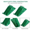 2 Pack Heavy Duty Steel Tractor Bucket Protector Set – Double Lock Nuts & Bolts – Ideal for Snow, Leaf Removal, Gravel Spreading - 4 of 4