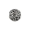 Black Bow Jewelry Bali Open Hearts Bead Charm in Antiqued Sterling Silver - 2 of 4