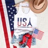 Simply Sage Market USA Eiffel Flag Racerback Tank - 3 of 4