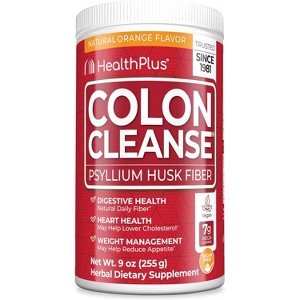 Health Plus - Colon Cleanse Natural Orange Flavor, 9 Oz - 1 of 4