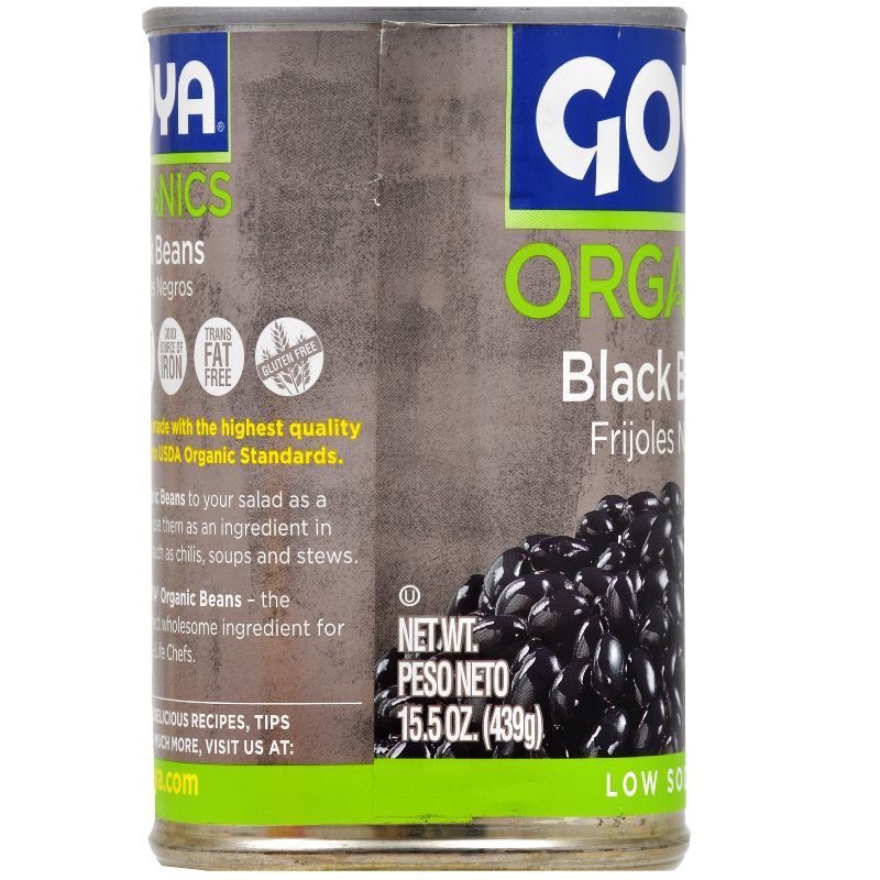 Goya Organic Black Beans - 15.5oz, 2 of 5