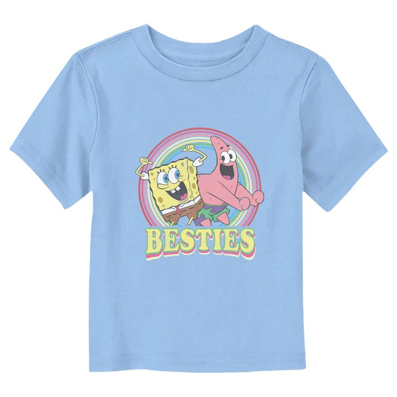 SpongeBob SquarePants Colorful Besties T-Shirt, 1 of 4