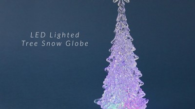Set of 4 LED Lighted Color Changing Acrylic Snowmen Decorations