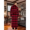 ADR Men's Robe, Plush Fleece Hooded Bathrobe Man, Long Warm Cozy Bath Robe Man - 4 of 4