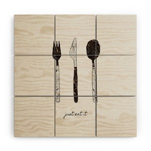 Orara Studio Just Eat It Wood Wall Mural - society6 - 1 of 2