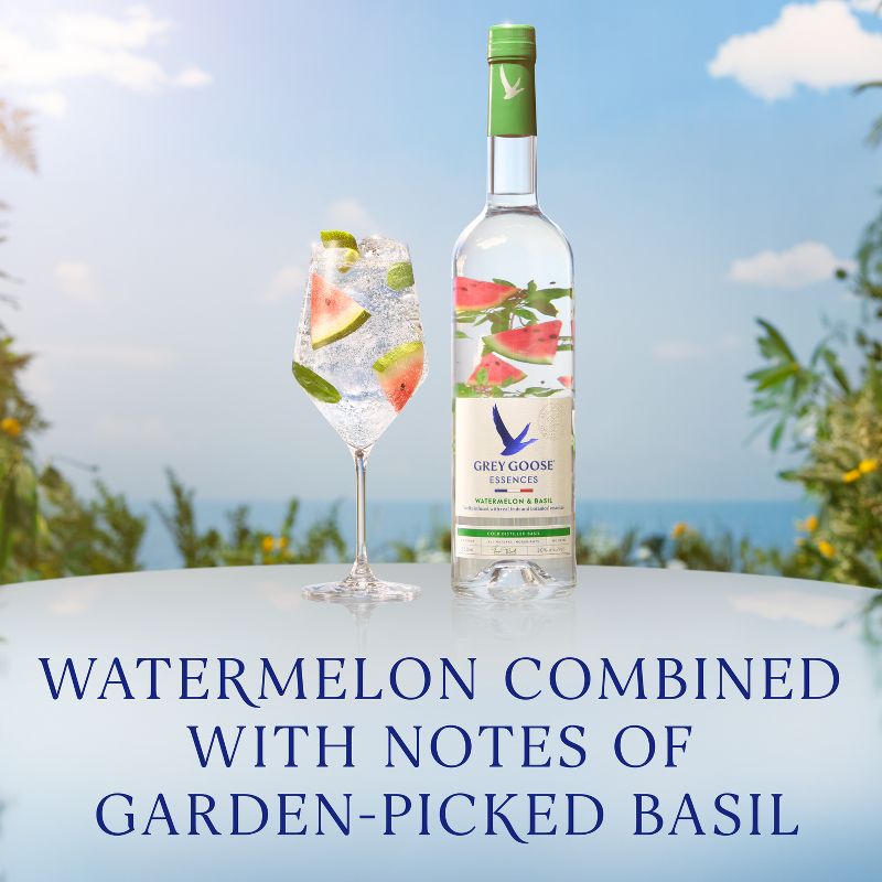 Grey Goose Essences Watermelon &#38; Basil Flavored Vodka - 750ml Bottle, 3 of 8