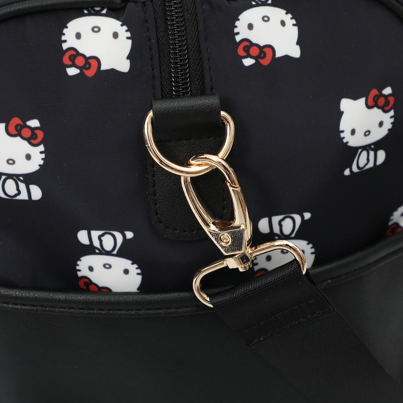 Hello Kitty AOP in Nylon with PU Accents Duffle Bag, 5 of 7