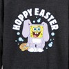 Women's - SpongeBob Squarepants - Hoppy Easter Lightweight French Terry Wide Neck Long Sleeve Shirt - 2 of 4