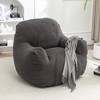 LIVAREEmlen Bean Bag Sofa with Tufted Soft Stuffed Filling, Fluffy and Lazy Sofa with Memory Foam for Dorm, Apartment, Living Room - 2 of 4