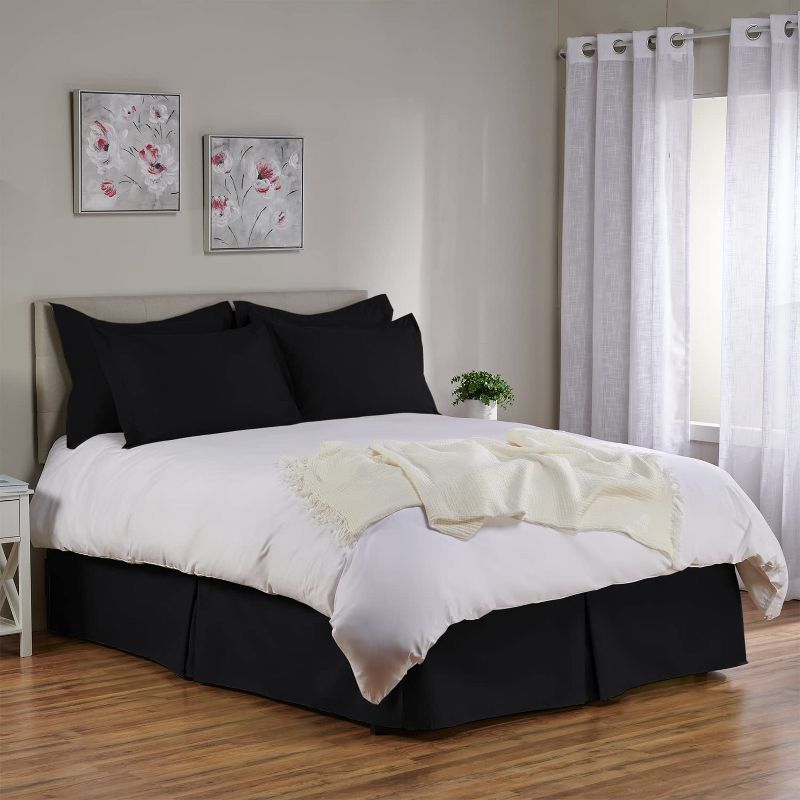 Shopbedding Tailored Bed Skirt with Split Corners,  Available in 14 Colors and Lots of Sizes, 2 of 8