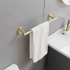 BWE 4-Piece Bath Hardware Set with Towel Hook and Toilet Paper Holder and Towel Bar Wall Mount - 2 of 4