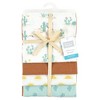 Hudson Baby Cotton Flannel Receiving Blankets, Desert Cactus, One Size - 2 of 4