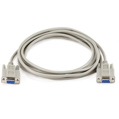 Monoprice Molded Null Modem Cable - 10 Feet - DB9 Female/Female