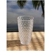 Diamond Cut Acrylic Glasses Drinking Set of 4 (19oz), Plastic Drinking Glasses, BPA Free Cocktail Glasses, Drinkware Set, Drinking Water Glasses - 3 of 4