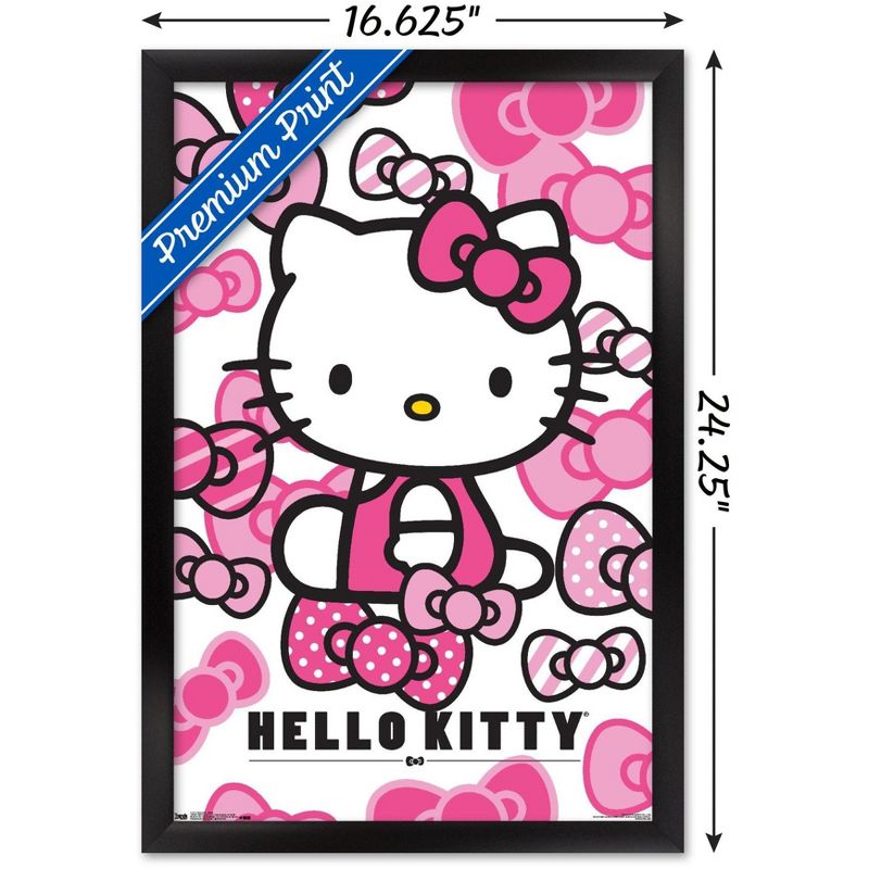 Trends International Hello Kitty - Bows Framed Wall Poster Prints, 3 of 7