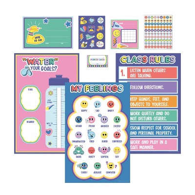 Carson Dellosa Education We Stick Together Behavior Management Classroom Collection, Grade PK-5 (107 pieces)