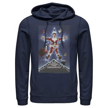 Men's National Lampoon's Christmas Vacation Electrified Poster Pull Over Hoodie