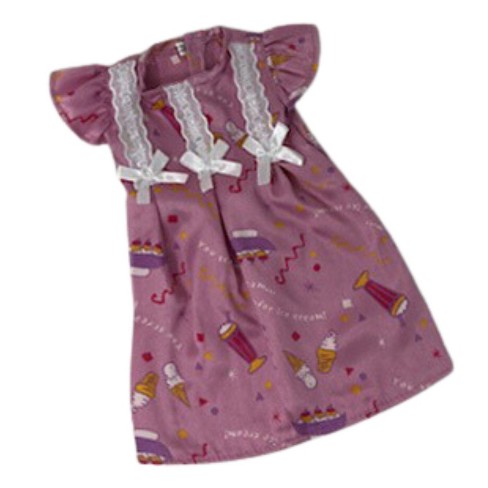 Doll Clothes Superstore Ice Cream Print Nightgown Compatible With Our Generation American Girl Dolls - image 1 of 4