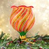Metzler Bros. 3.25 In Flower 4 Christmas Tree Ornament , Christmas Decor Floral Translucent Clip-On (1PC) - 2 of 4