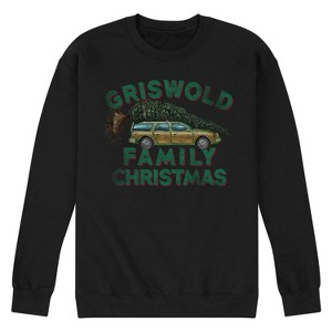 Men's - National Lampoon - Christmas Vacation Griswold Family Graphic Fleece Sweatshirt - 1 of 4