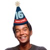 Big Dot of Happiness Boy 16th Birthday - Cone Happy Birthday Party Hats for Adults - Set of 8 (Standard Size) - 2 of 4