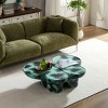 Modern Butterfly Coffee Table, Fiberglass Accent Table with Sculptural Design for Living Room - Koiai - 3 of 4