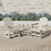 WestinTrends 3 Piece set Outdoor Patio Poly Adirondack rocking chairs with side table - 2 of 4