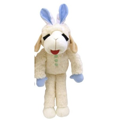 Multipet Lamb Chop Dog Toy Easter Bunny Ears - Pink