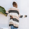 Women's Striped Knit Longline Cardigan - Cupshe - 4 of 4