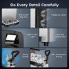 Mojgar 3L Commercial Slushy Maker Machine Stainless Steel Home Slush Frozen Drink Machine with Automatic Clean - 4 of 4