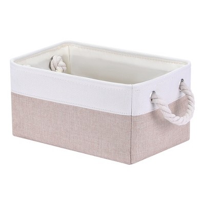 Unique Bargains Fabric Collapsible Sturdy Spacious Storage Bins 3 Pcs