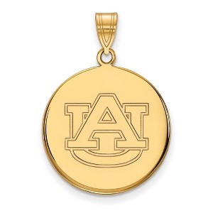 Black Bow Jewelry 14k Yellow Gold Auburn Tigers NCAA Large Pendant - 1 of 3