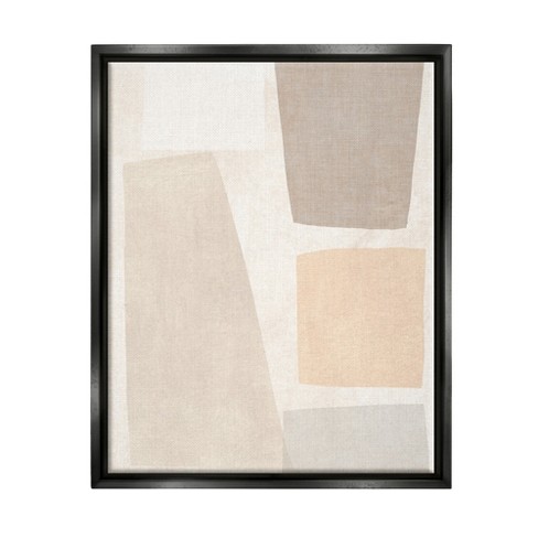 Stupell Industries Geometric Abstract Collage Blocked Neutral Brown Shapes - image 1 of 4