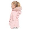 Rokka&Rolla Girls' Winter Coat with Faux Fur Hood Parka Jacket - 4 of 4