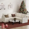 Vipbear 78" Modern Convertible Sleeper Sofa Bed, Certified 5 Seat Couch for Living Room - 3 of 4