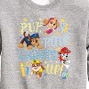 Boys' - Paw Patrol - Pup Pup Lights Up Graphic Long Sleeve Fleece Sweatshirt - 2 of 4
