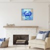Stupell Industries Blue Crab with Coral Black Framed Giclee Art - 2 of 4