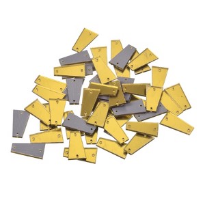 Unique Bargains Flat Back Acrylic Irregular Mirror for Evening Dresses Cloth 50 Pcs - 1 of 4