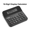 TRU RED Staples 10-Digit Battery/Solar Powered Basic Calculator Black (TR250/ST250-CC) - 2 of 4