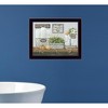 HomeRoots Fluffy Towels Black Framed Print Wall Art - 2 of 3