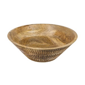 Dexmalle Mango Wood Round Decorative Bowl - 1 of 4