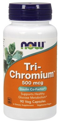 Tri-Chromium 500cg+Cinnamon by Now Foods  -  90 VegCap