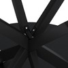 31.5'' Modern Cross Leg Round Dining Table - 4 of 4