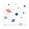 Hudson Baby Infant Boy Cotton Flannel Receiving Blankets, Space, One Size - 2 of 2