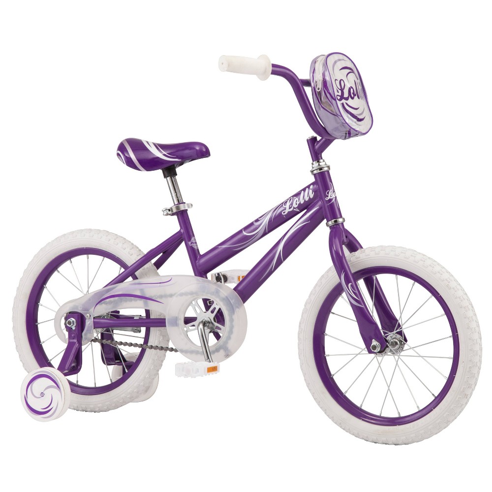 Pacific Lolli 16" Kids Bike - Purple/White, Girl's