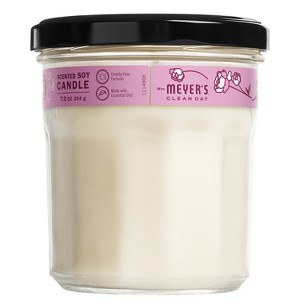 Mrs. Meyer's Clean Day Peony Large Jar Candle - 7.2oz - 1 of 4