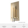 Hunter Fans 6" Sunjai Wall Light Alturas Gold Finish - Elegant Damp Rated Sconce for Indoor Spaces - 4 of 4