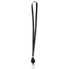 Advantus Lanyards with Retractable ID Reels, Metal Split Ring Fastener, 34" Long, Black, 12/Pack - 2 of 4